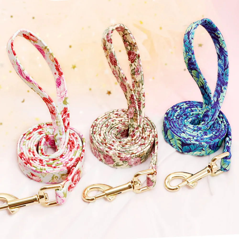 Fascinating Florals: Collars And Leashes | Personalized