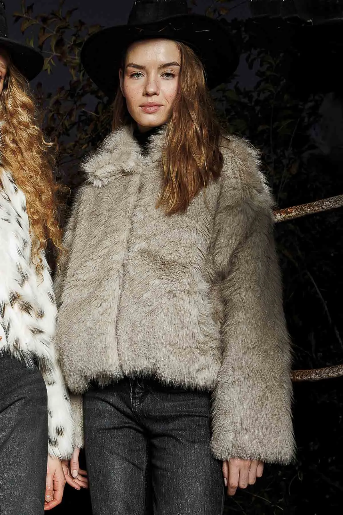 Faux Grey Fur Jacket – Elegance and Comfort Combined