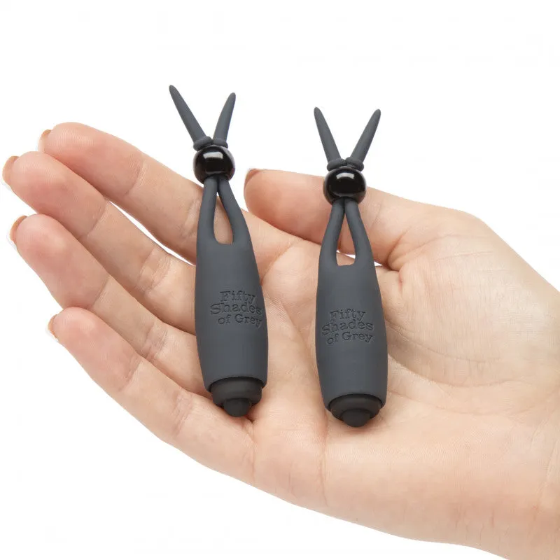 Fifty Shades of Grey Sweet Tease Vibrating Nipple  Clamps
