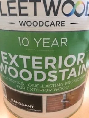 Fleetwood Exterior Woodstain Mahogany 2.5lt