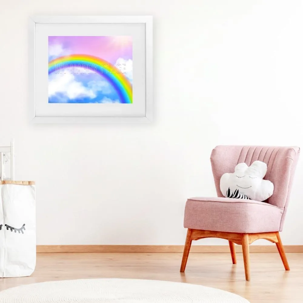 Follow The Rainbow Framed Print