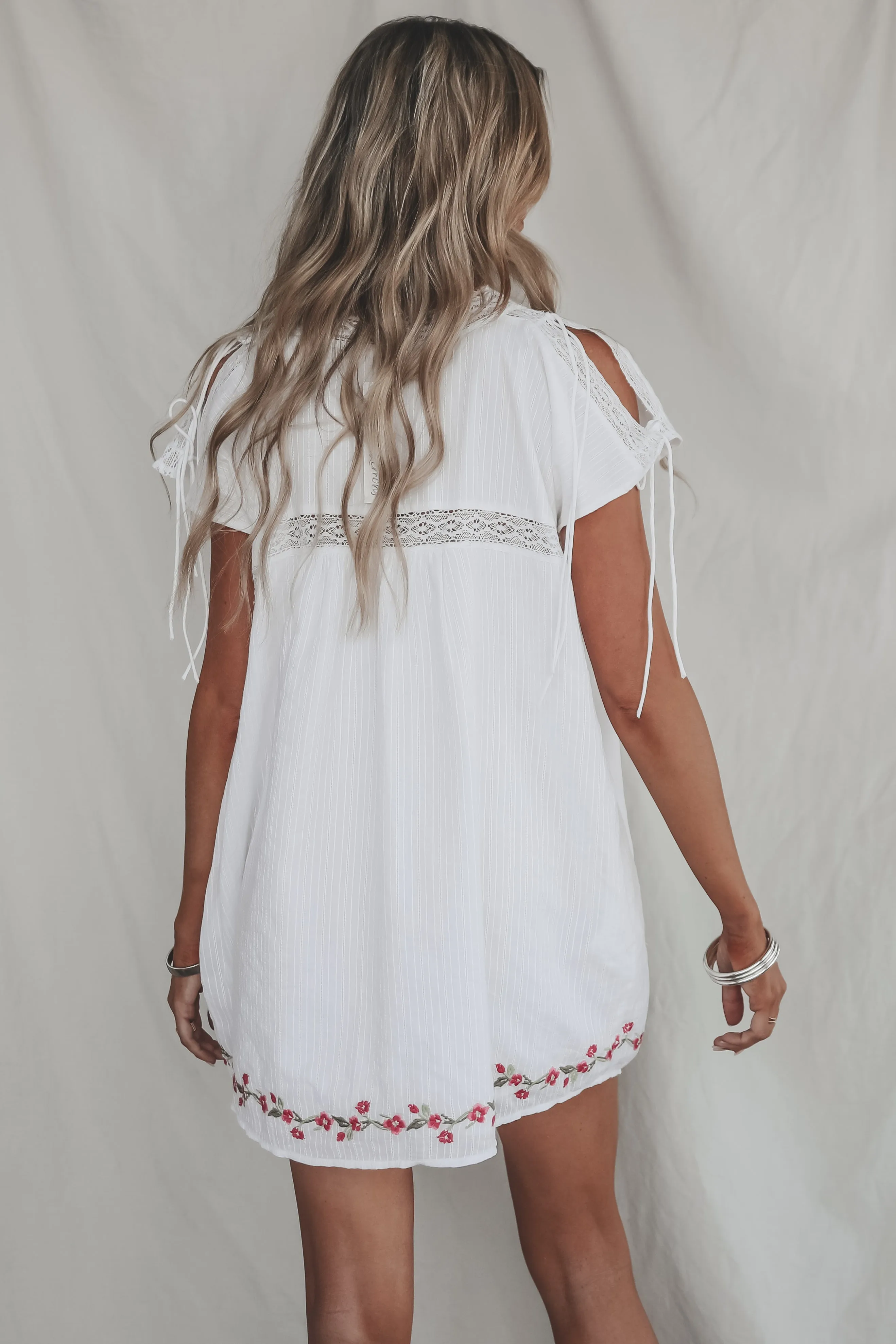 FOR LOVE & LEMONS Jolene Embroidered Mini Dress