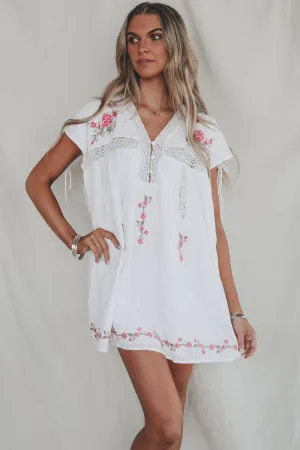 FOR LOVE & LEMONS Jolene Embroidered Mini Dress
