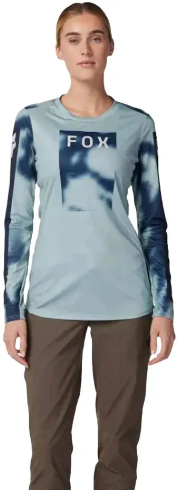 Fox WOMENS RANGER LS JERSEY TAUNT - Gunmetal