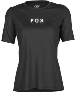 Fox WOMENS RANGER SS JERSEY WORDMARK - Black