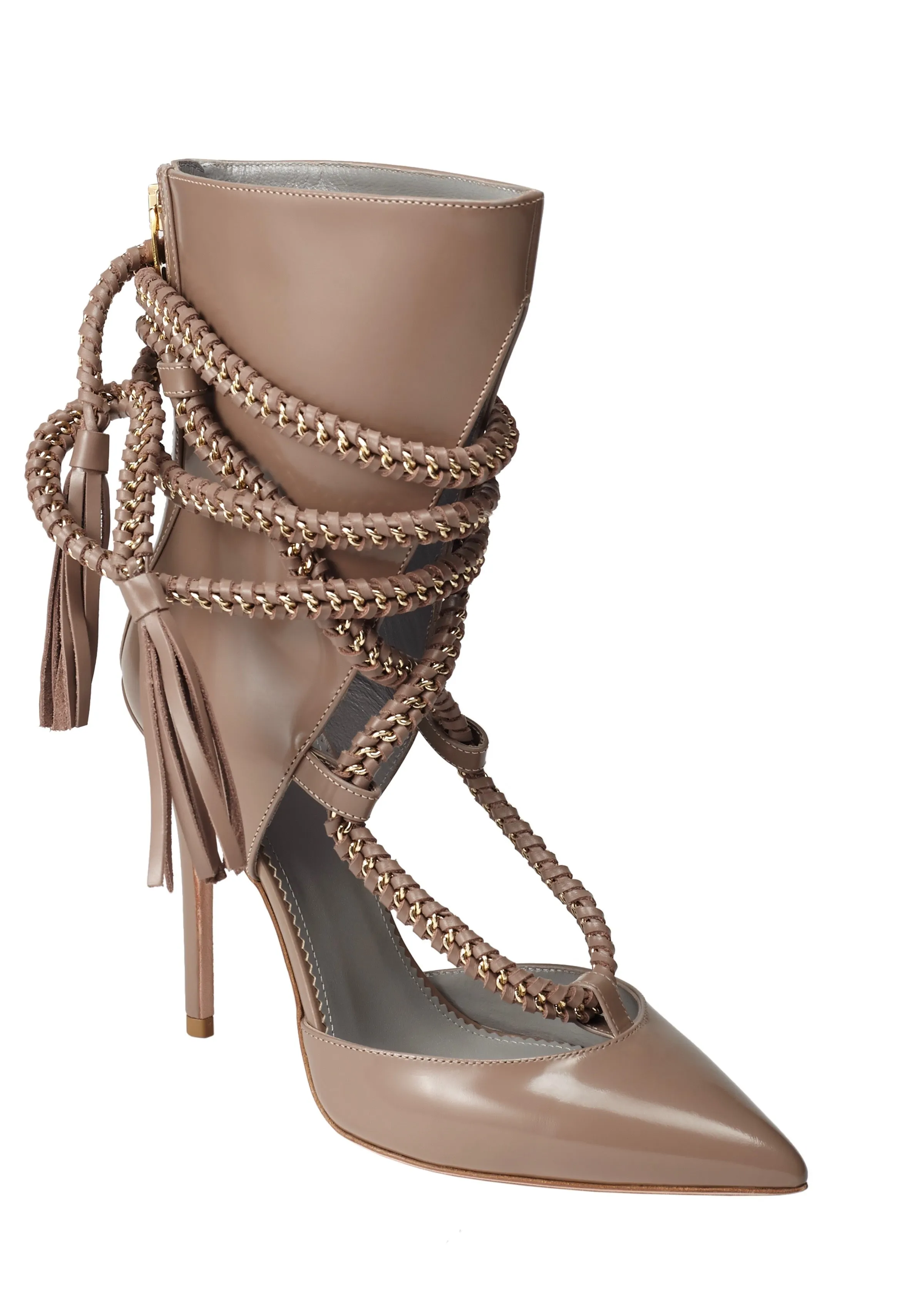 FREYA WALNUT SPAZZOLATO BOOTIES