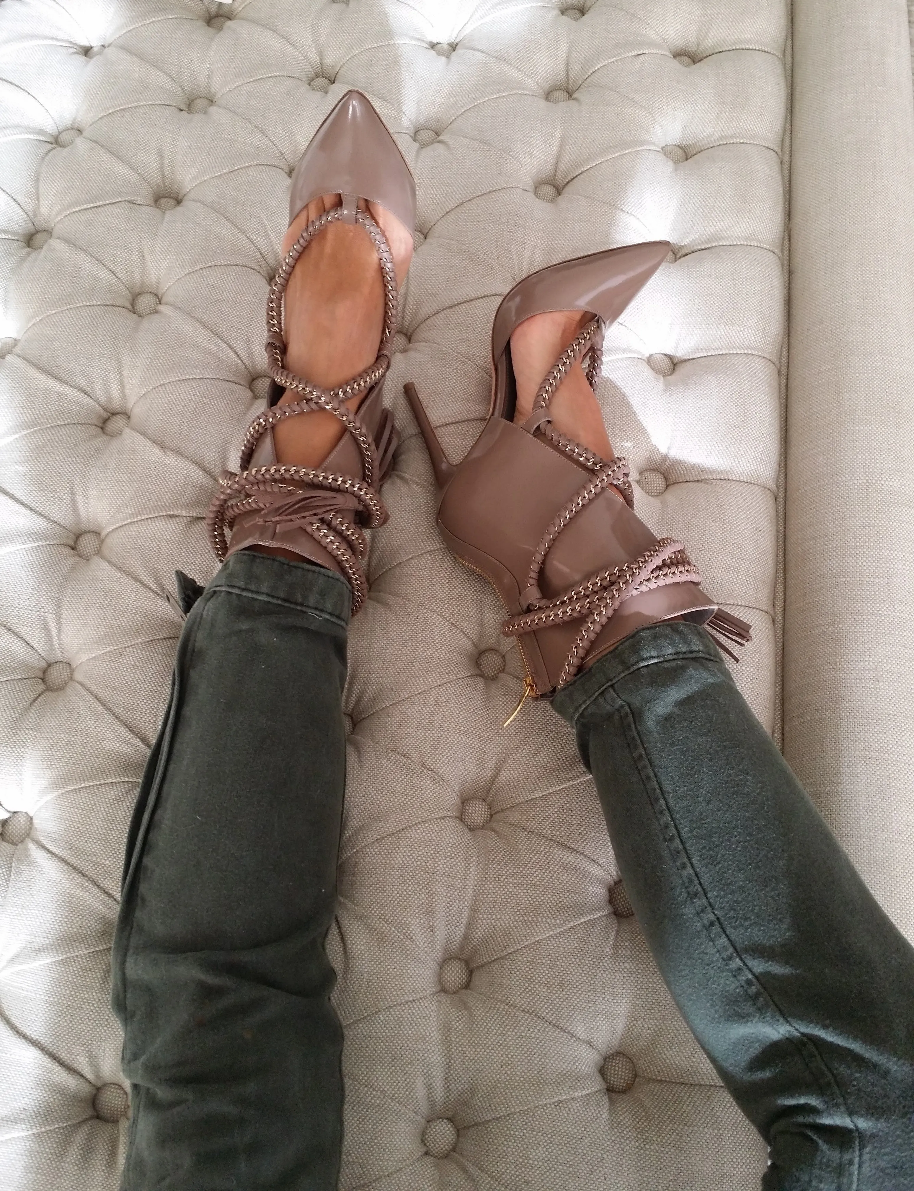 FREYA WALNUT SPAZZOLATO BOOTIES