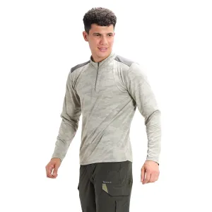 Full Sleeve Hiking and Trekking T-Shirt & Jersey | Light Grey