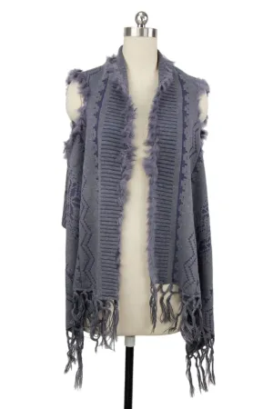 Fur Cover Up Vest