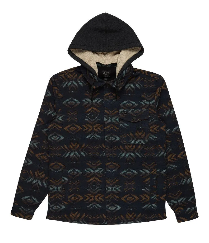 FURNACE BONDED FLANNEL HOODED SHIRT