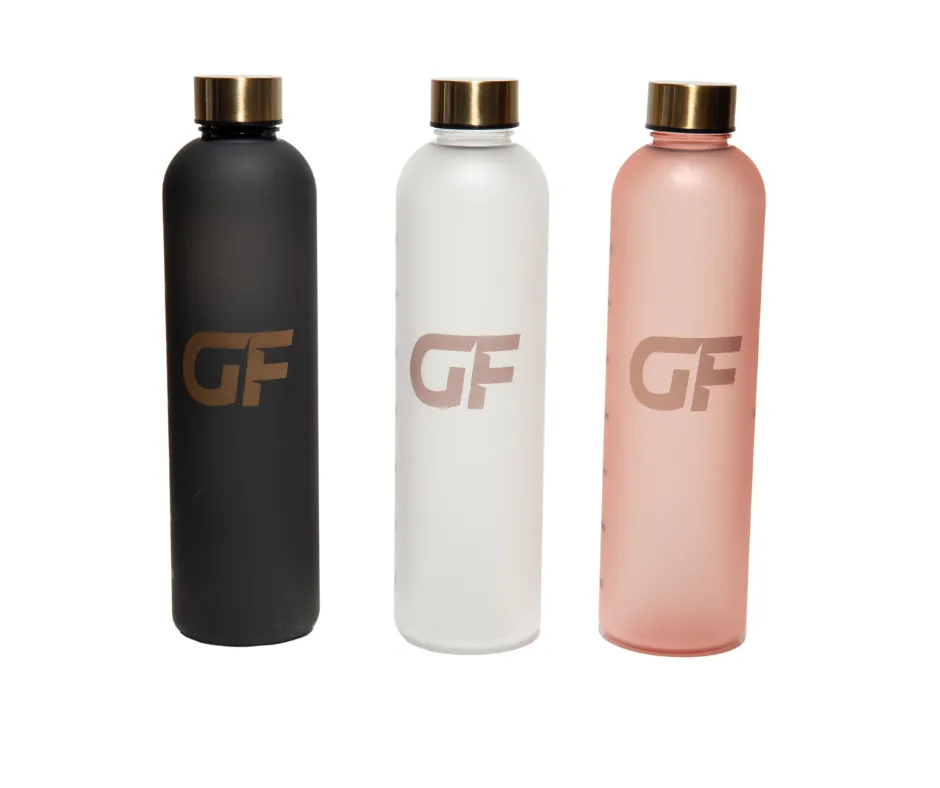 GF 32oz Motivational Water Bottle with Time Marker