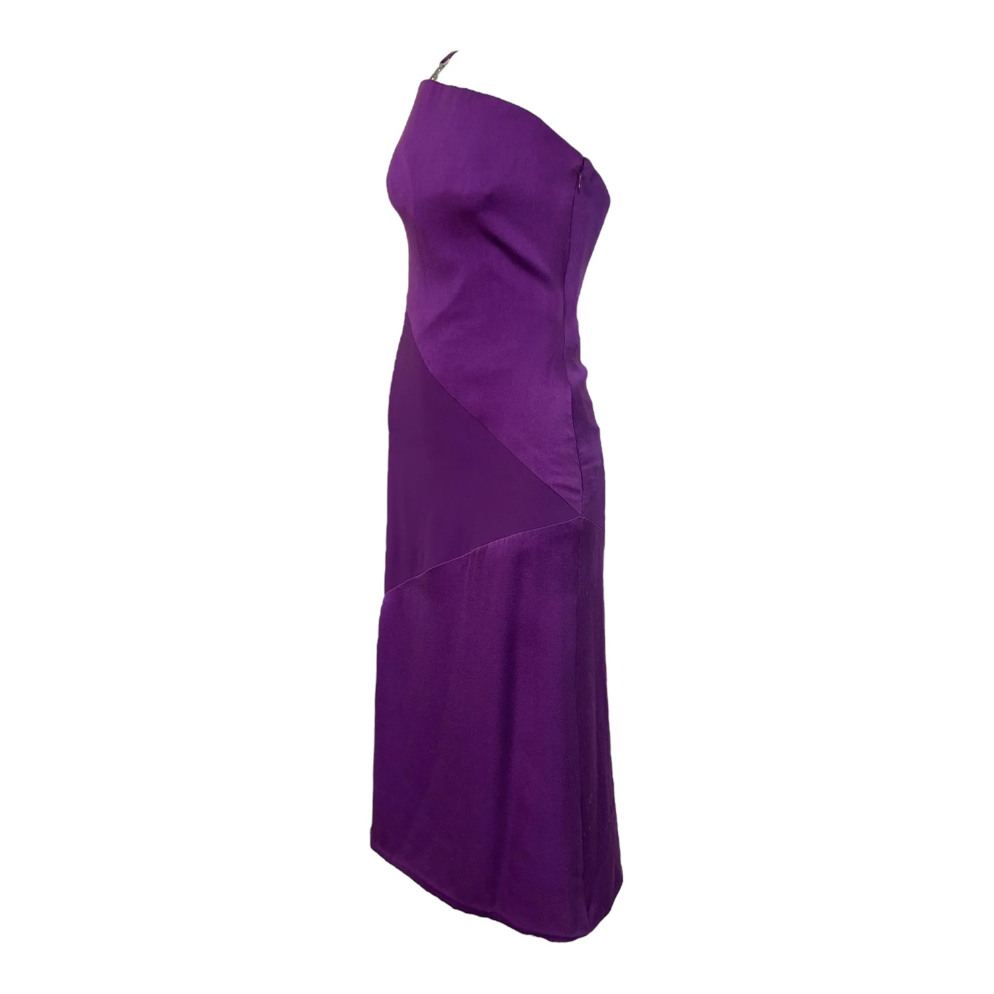 Gianni Versace Couture A/W 1996 Purple One Shoulder Dress