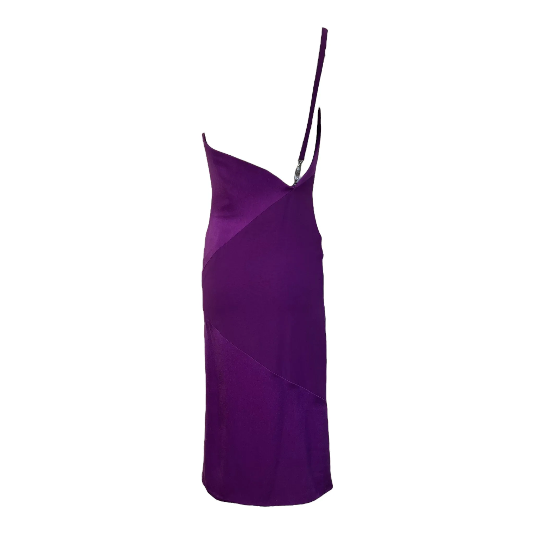 Gianni Versace Couture A/W 1996 Purple One Shoulder Dress