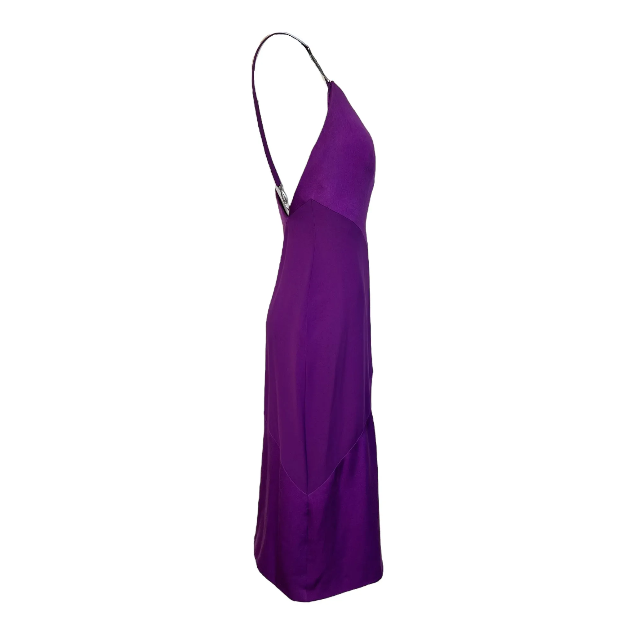 Gianni Versace Couture A/W 1996 Purple One Shoulder Dress