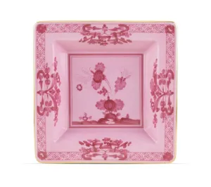 Ginori Small Squared  Tray Oriente Italiano Porpora