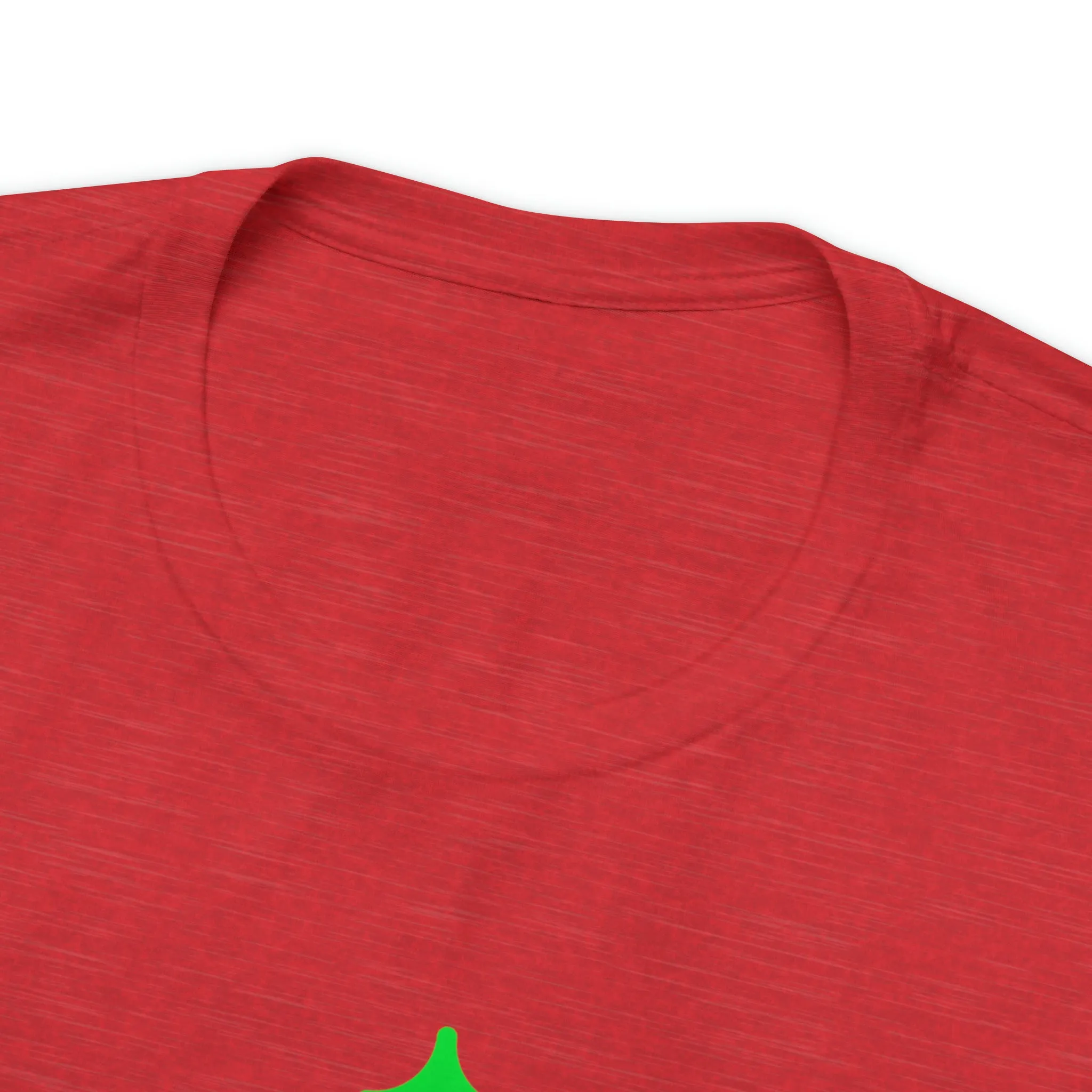 Green Merry Christmas Tree T-Shirt | Christmas Holiday Tee |  Bella Canvas 3001Unisex | Funny Party Short Sleeve Tshirt