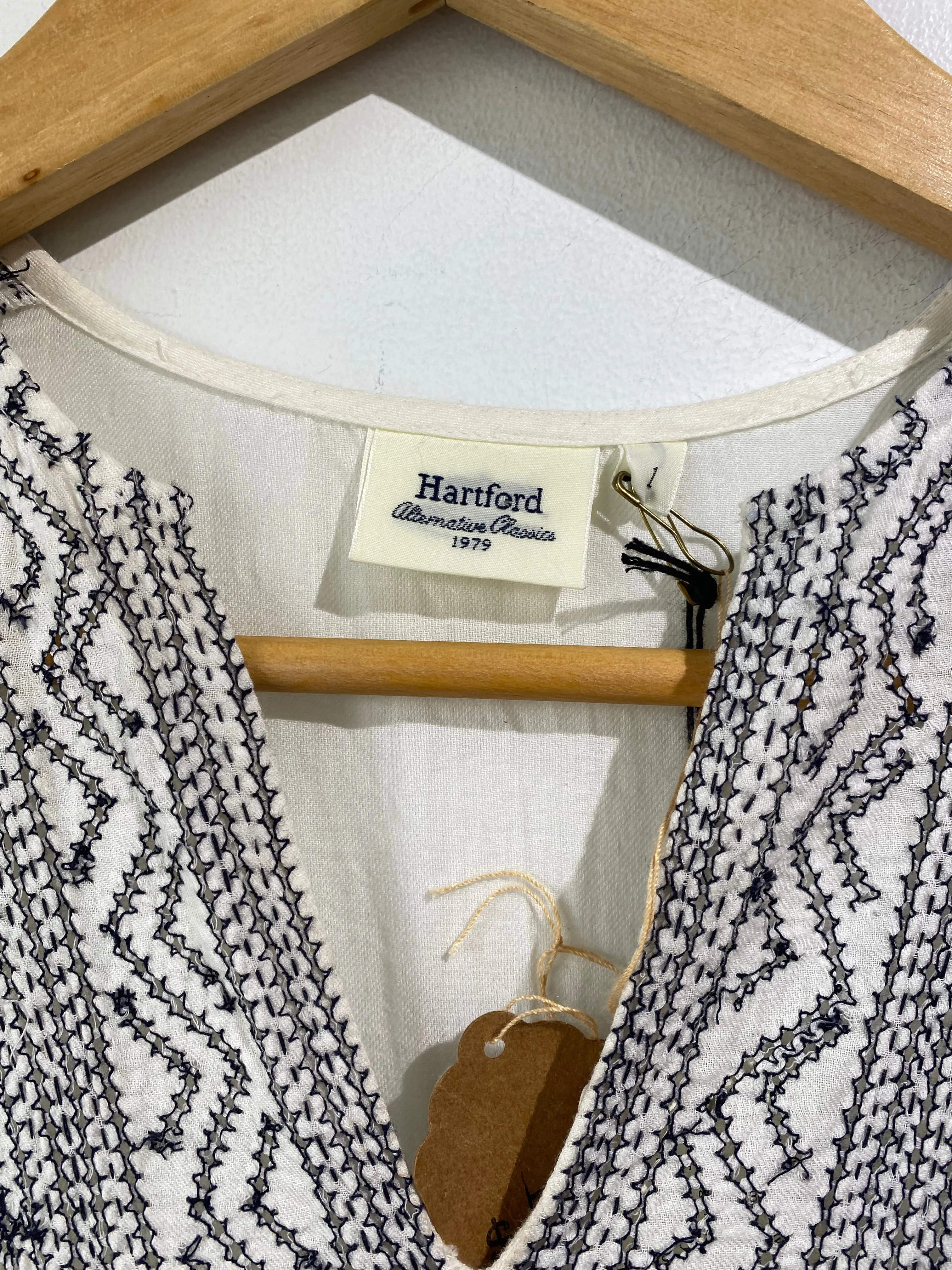 Hartford White Embroidered Dress