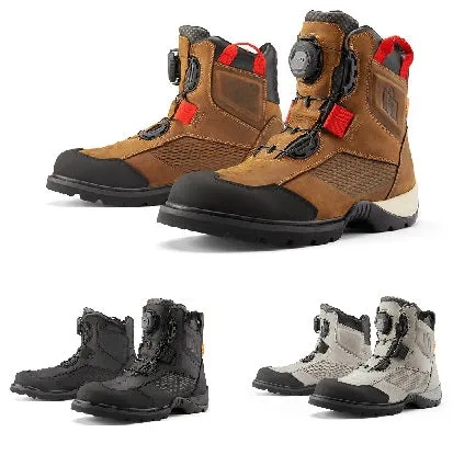 ICON 1000 Stormhawk Waterproof Motorcycle Boots