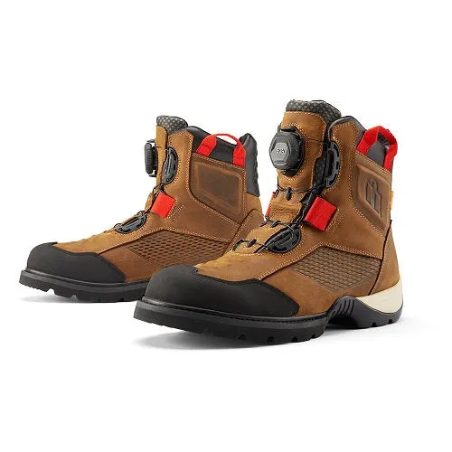 ICON 1000 Stormhawk Waterproof Motorcycle Boots