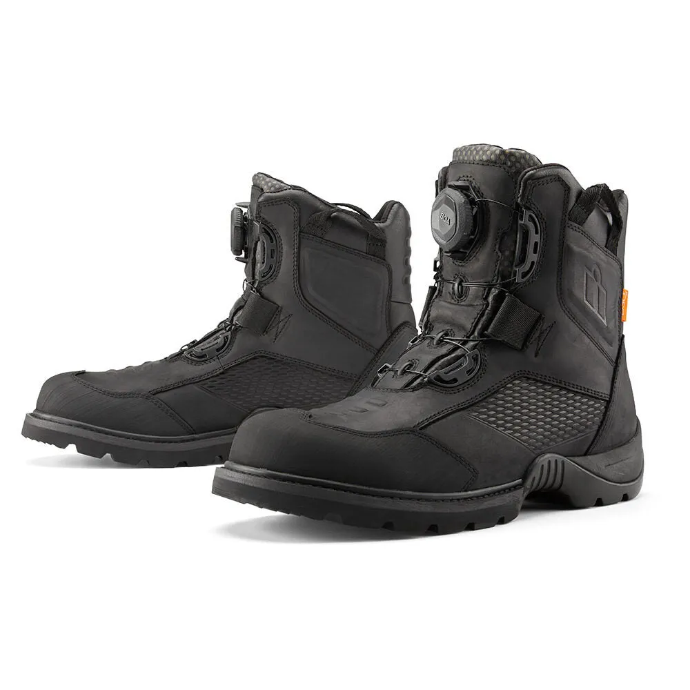 Icon Stormhawk Waterproof Boots - Black
