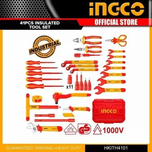 Ingco 41 Pieces Insulated Tools Set - HKITH4101