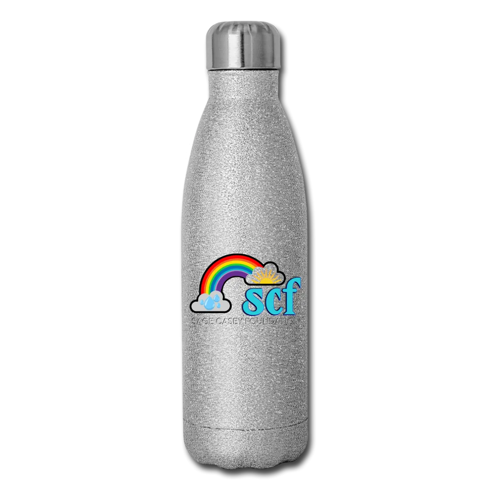 Insulated Water Bottle - Sage Portrait by Tin Crow Art/Classic SCF Logo