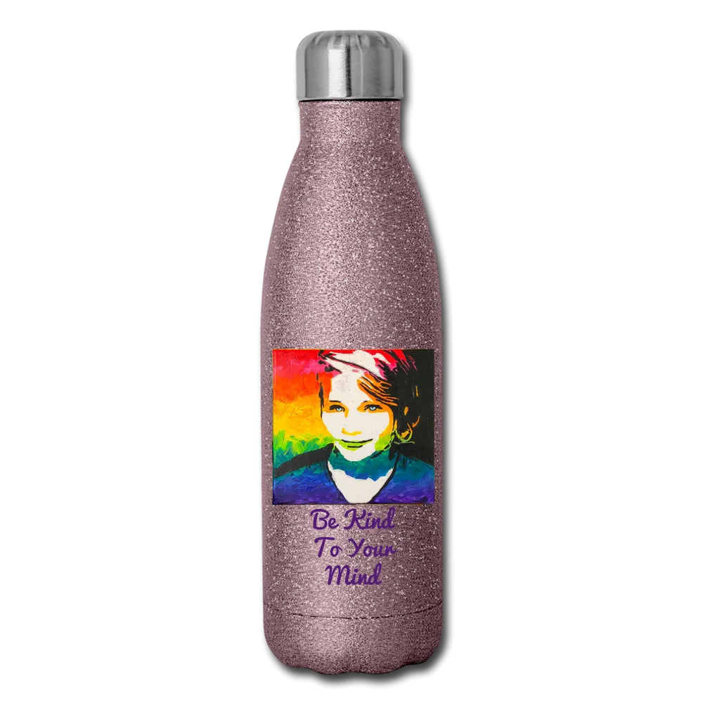 Insulated Water Bottle - Sage Portrait by Tin Crow Art/Classic SCF Logo