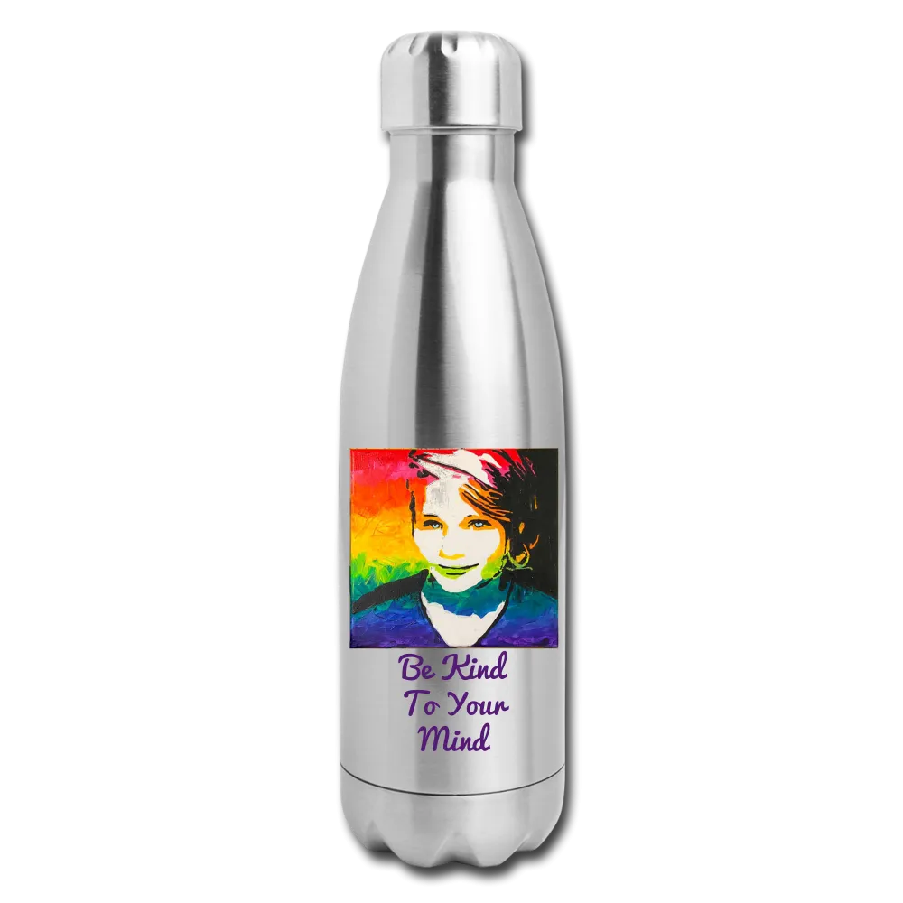 Insulated Water Bottle - Sage Portrait by Tin Crow Art/Classic SCF Logo