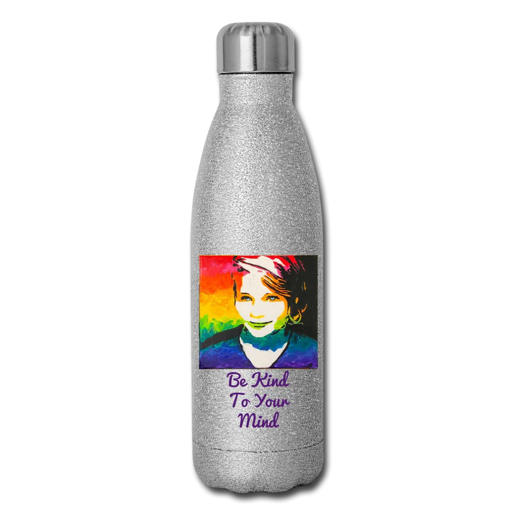 Insulated Water Bottle - Sage Portrait by Tin Crow Art/Classic SCF Logo