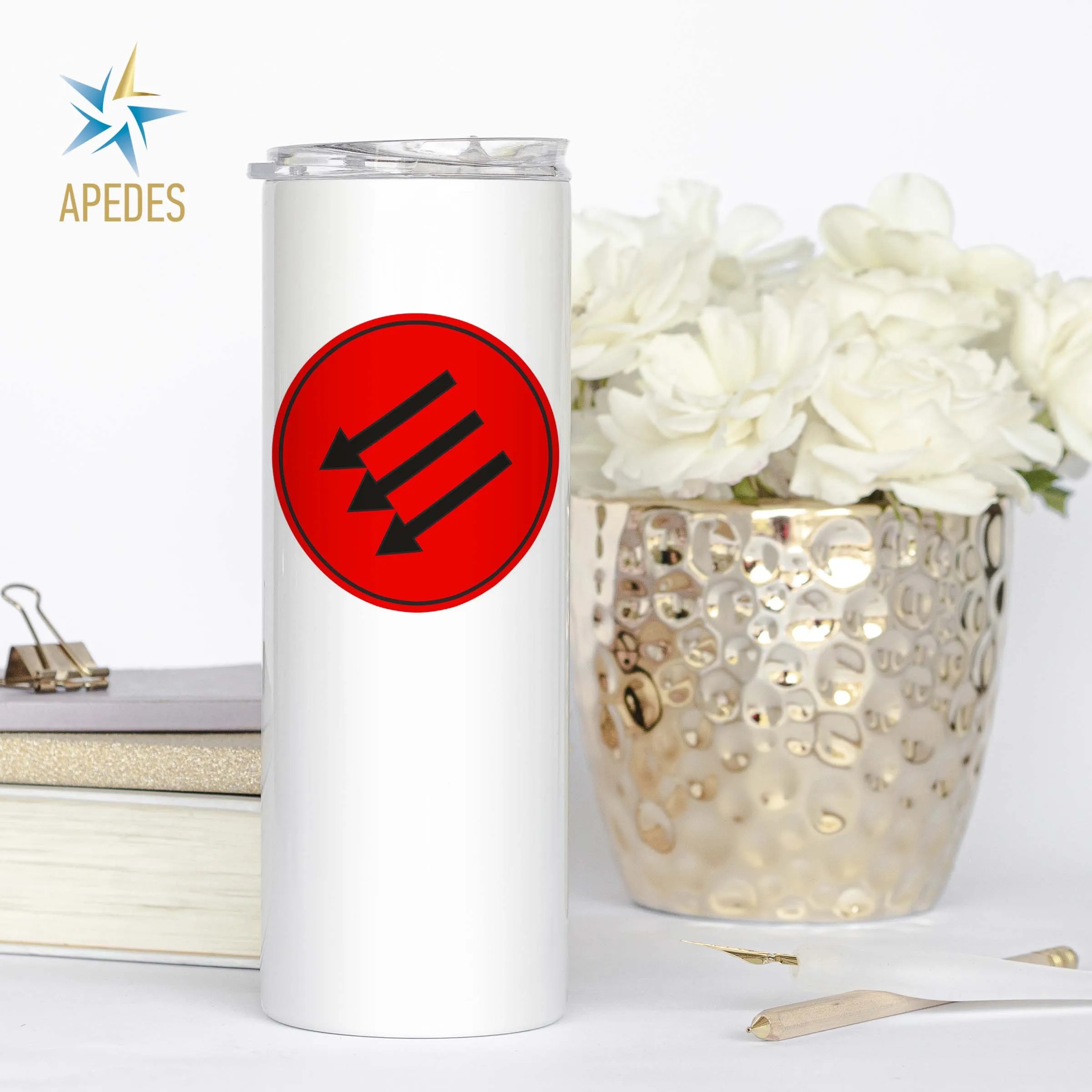 Iron Front Eiserne Front German Paramilitary Organization Stainless Steel Skinny Tumbler 20 OZ