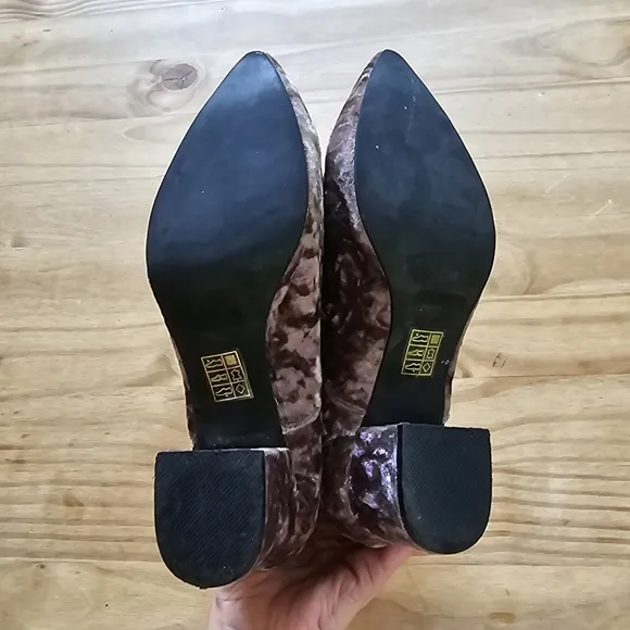 Jeffery Campbell X Free People Purple Velveteen Boho Heel Boot Ankle Boot Bootie
