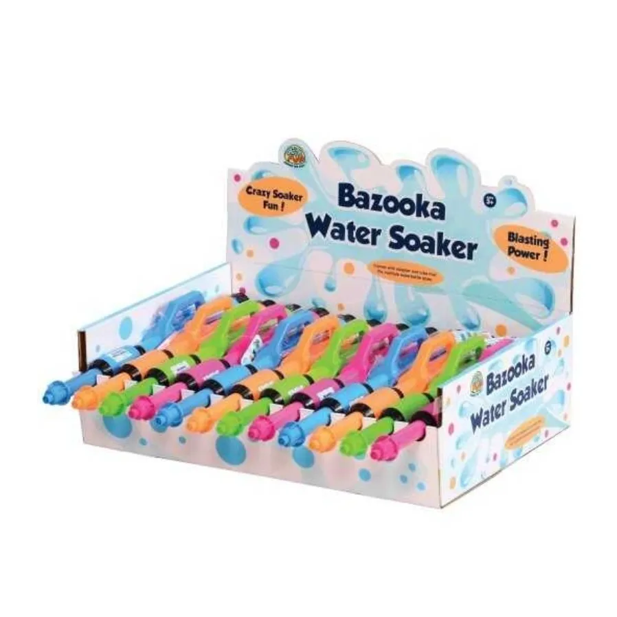 Kid Fun Bazooka Water Soaker - Assorted Colors