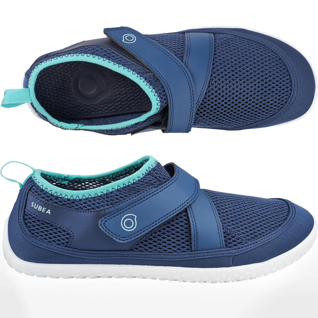 Kids’ water shoes with rip-tab - Aquashoes 500