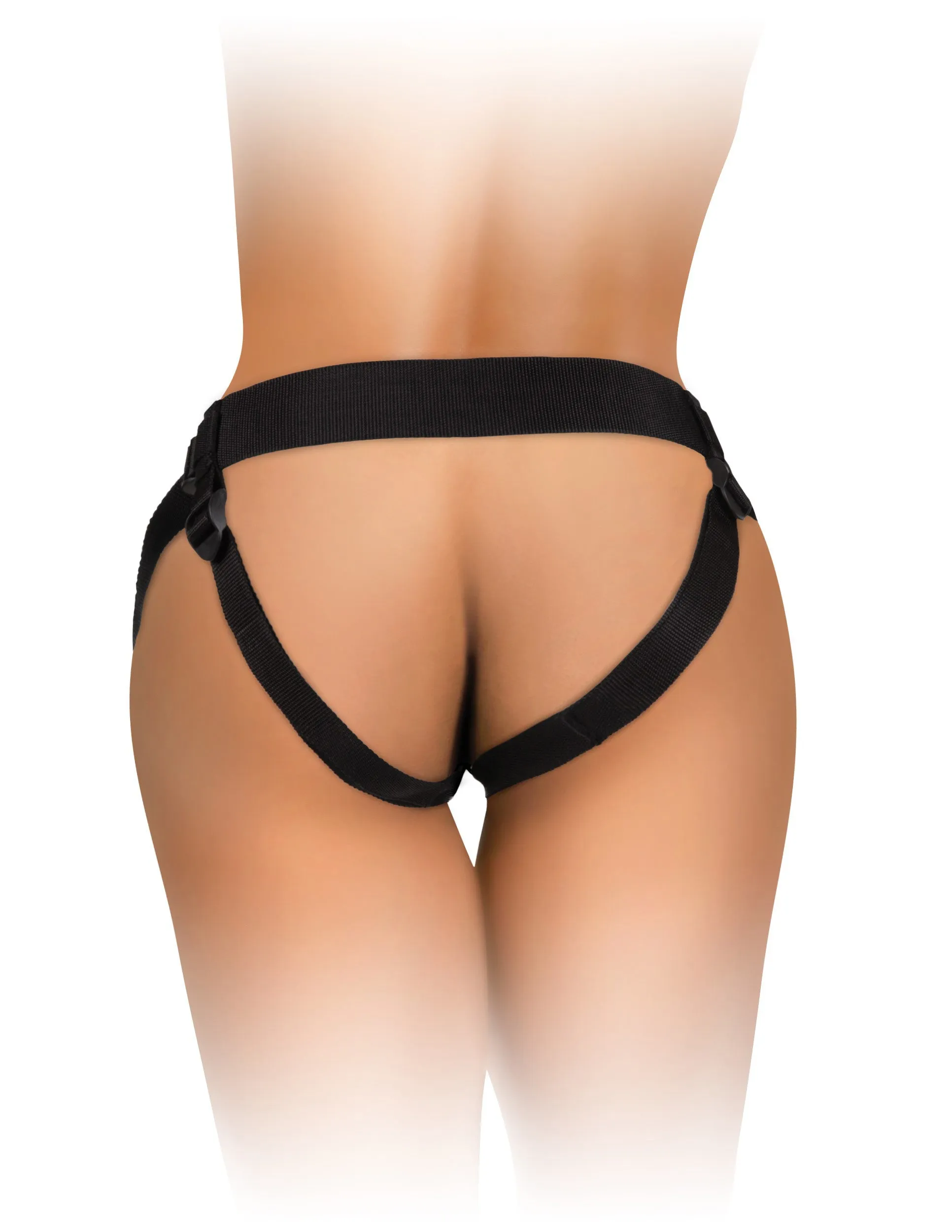King Cock Elite Beginner's Body Dock Strap-on  Harness - Black