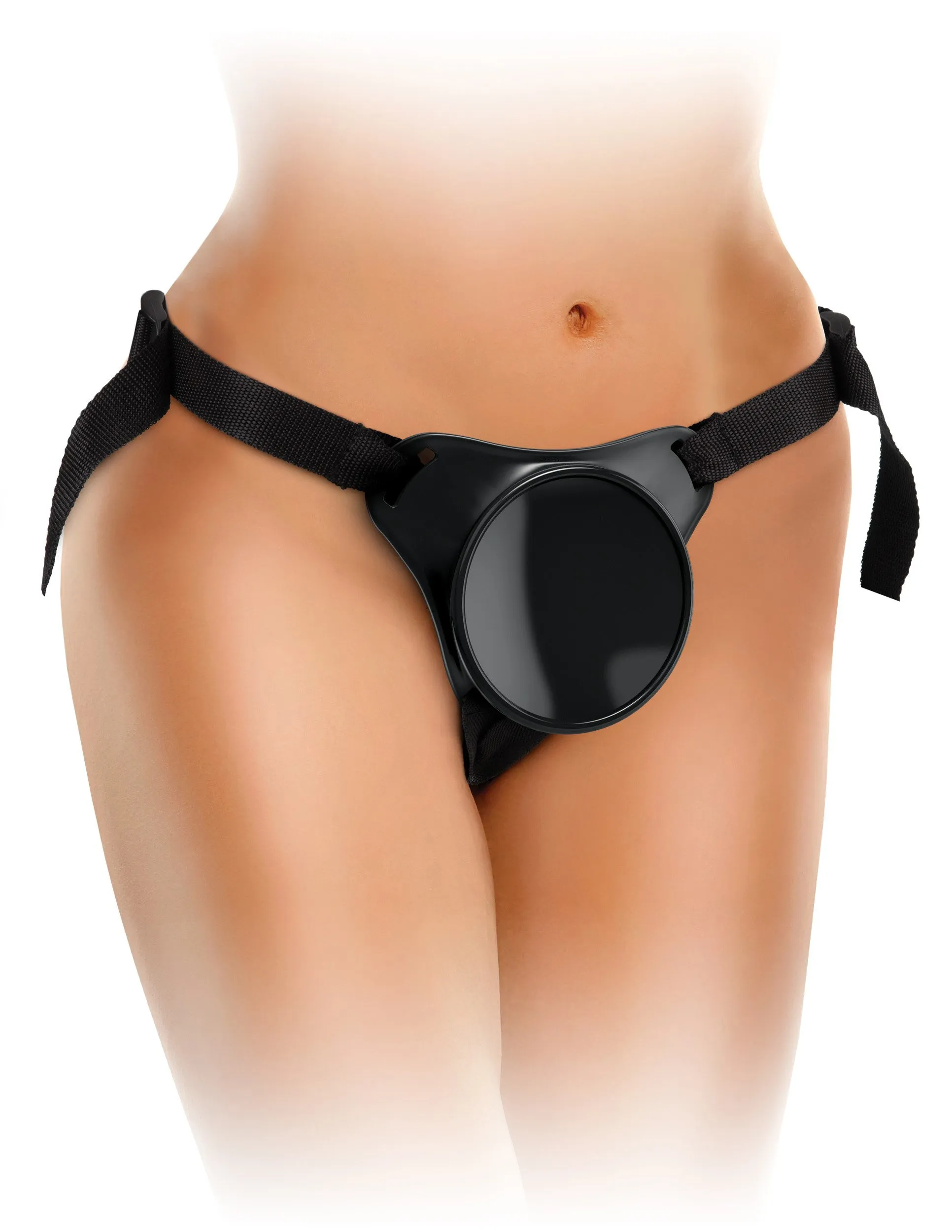 King Cock Elite Beginner's Body Dock Strap-on  Harness - Black