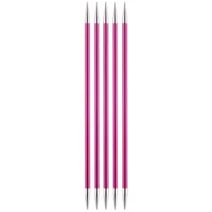 Knit Pro Zing Double-Point Coloured Knitting Needles-Set Of Five 5.00mm