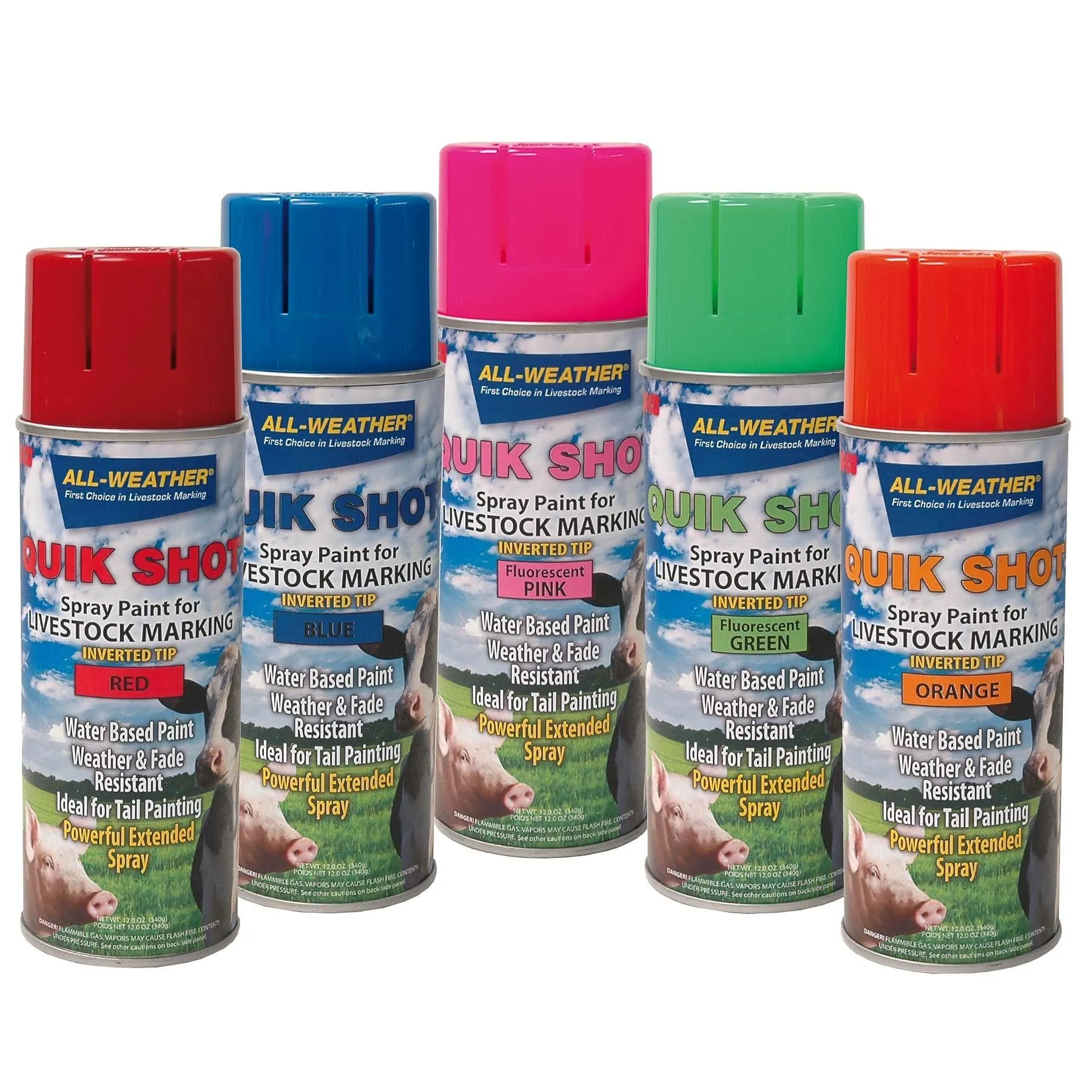 Laco Quik Shot inverted tip 16oz (Red)