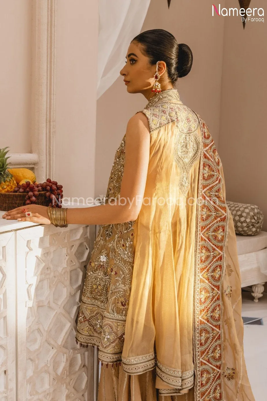 Latest Gharara Pakistani Dress for Wedding Party #PR207