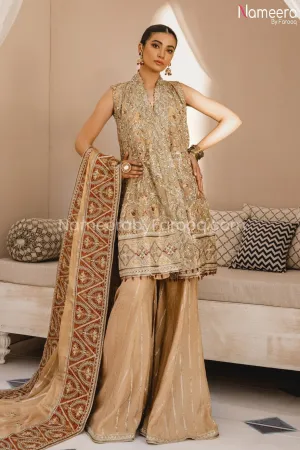Latest Gharara Pakistani Dress for Wedding Party #PR207