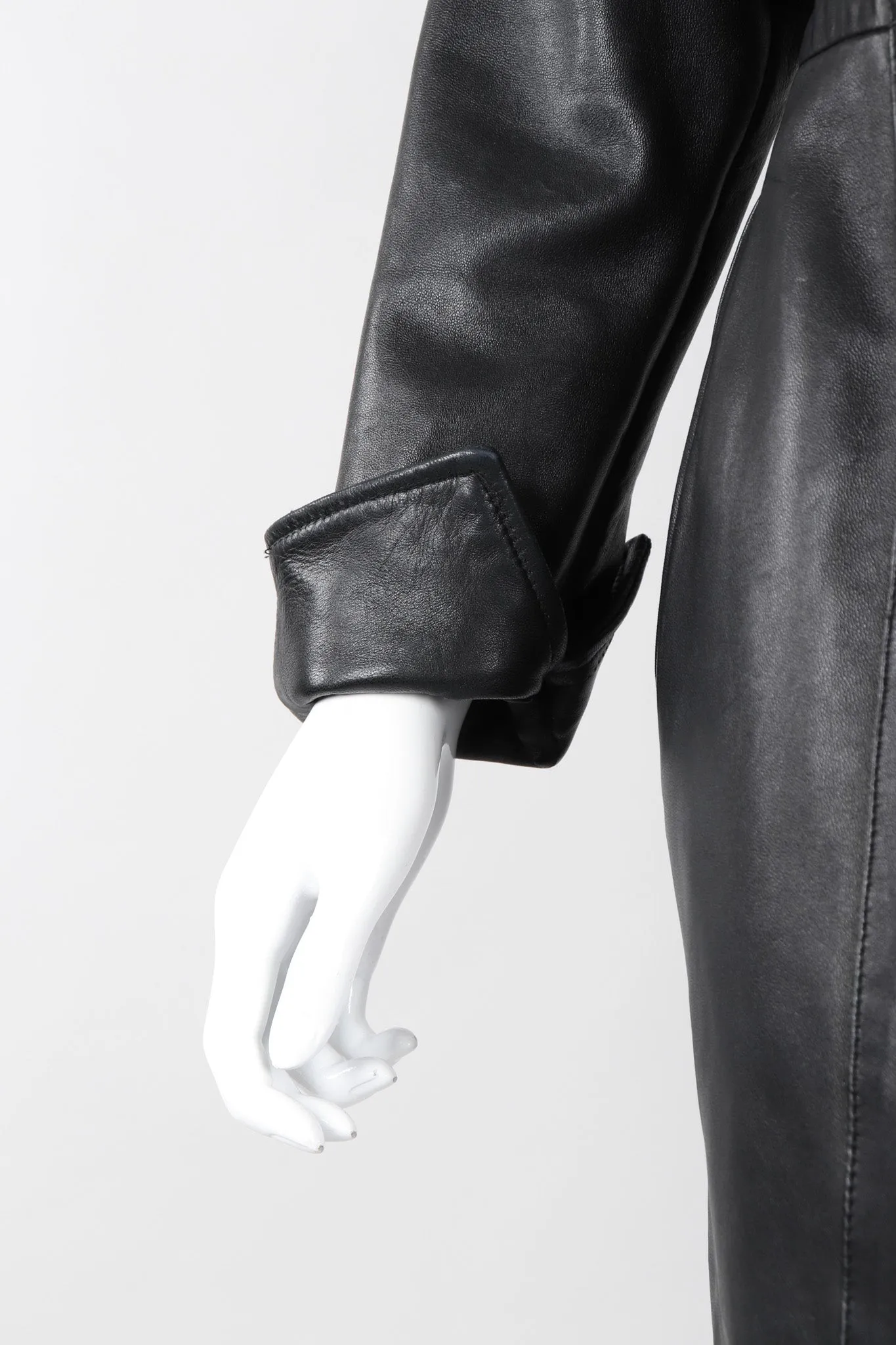 Leather Griffin Medallion Dress