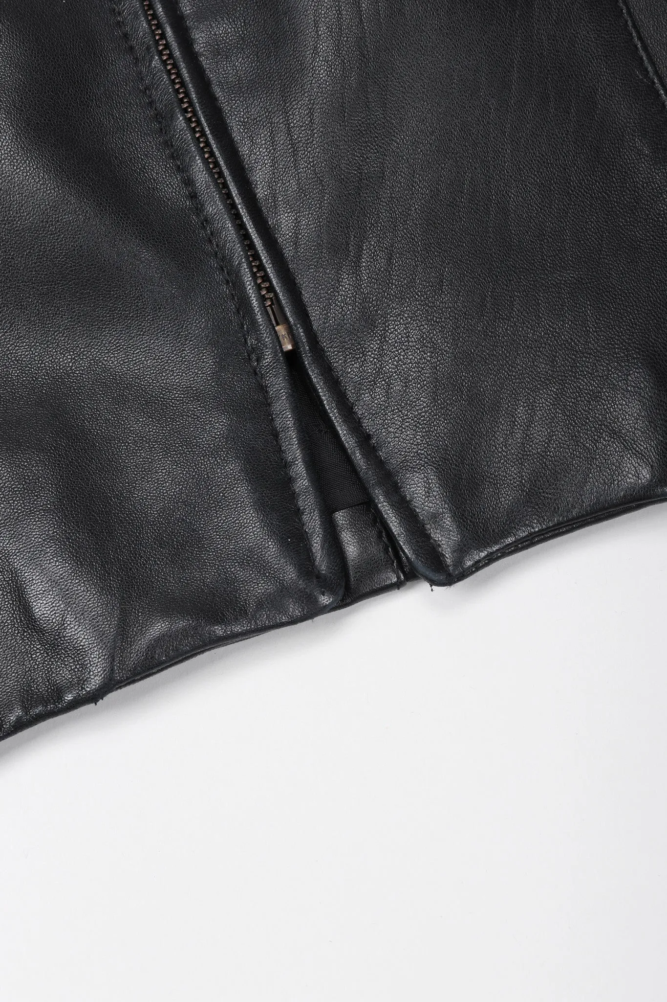 Leather Griffin Medallion Dress