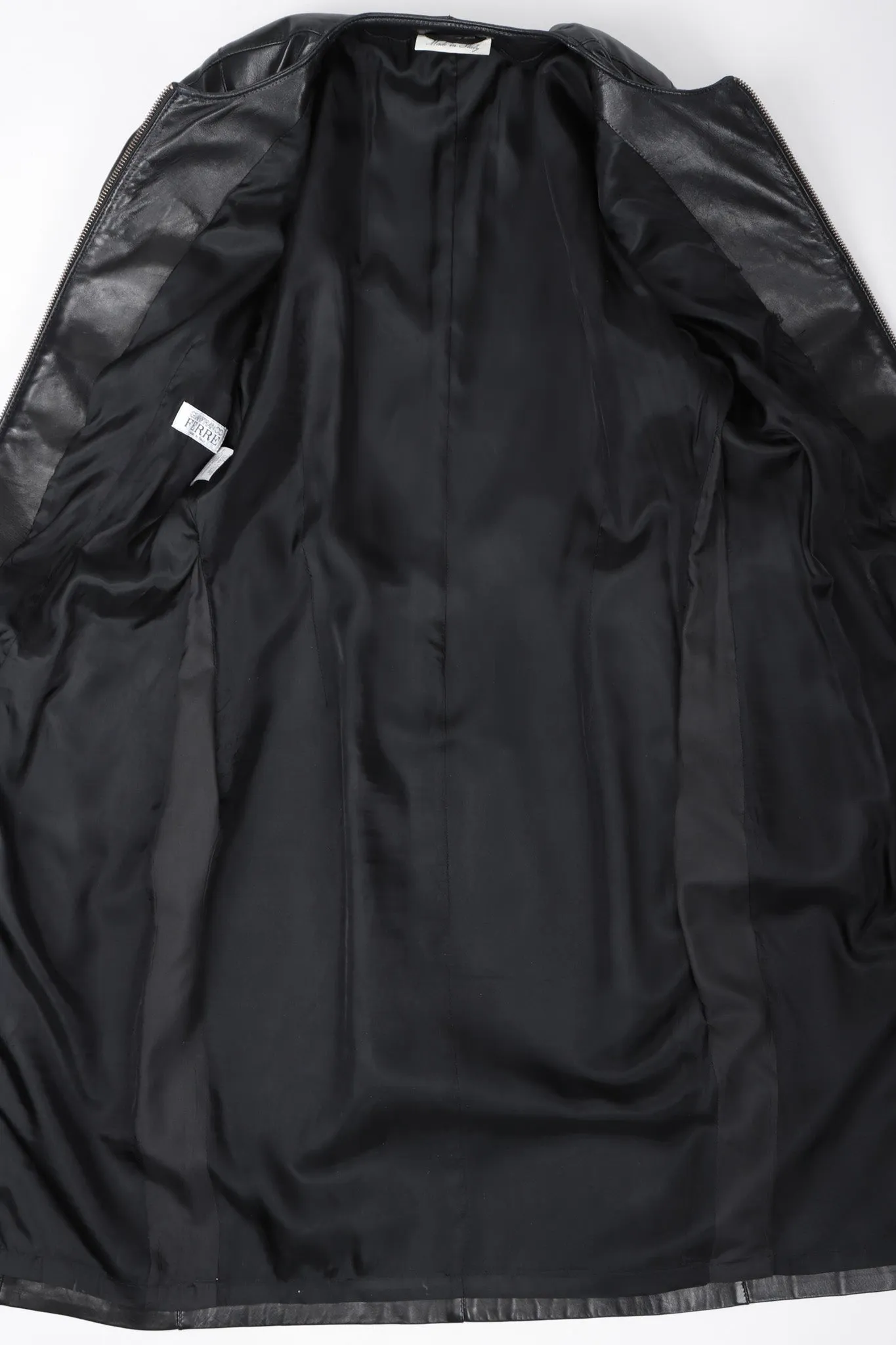 Leather Griffin Medallion Dress