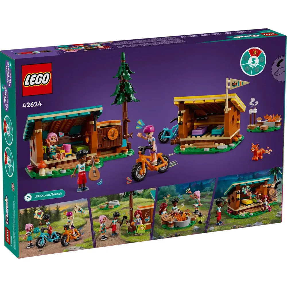 LEGO Friends Adventure Camp Cozy Cabins - 42624