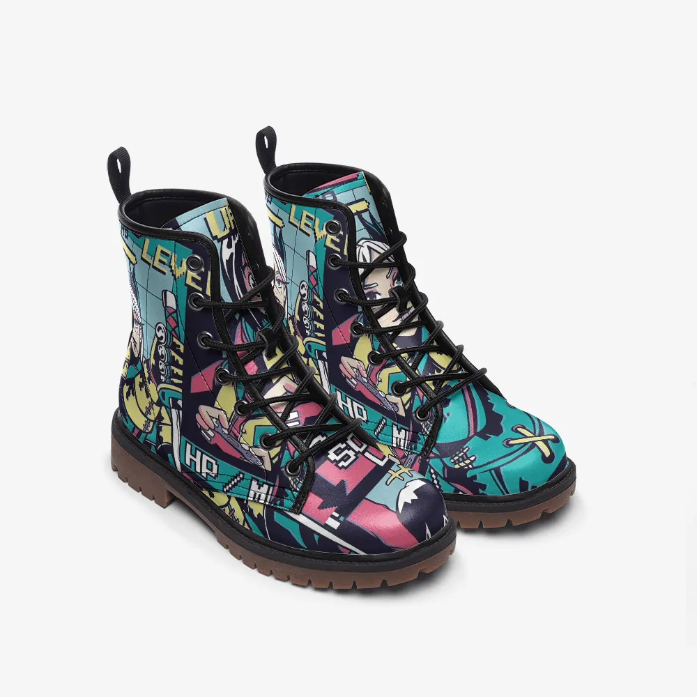 Level Up gamer manga Casual Leather Lightweight boots MT