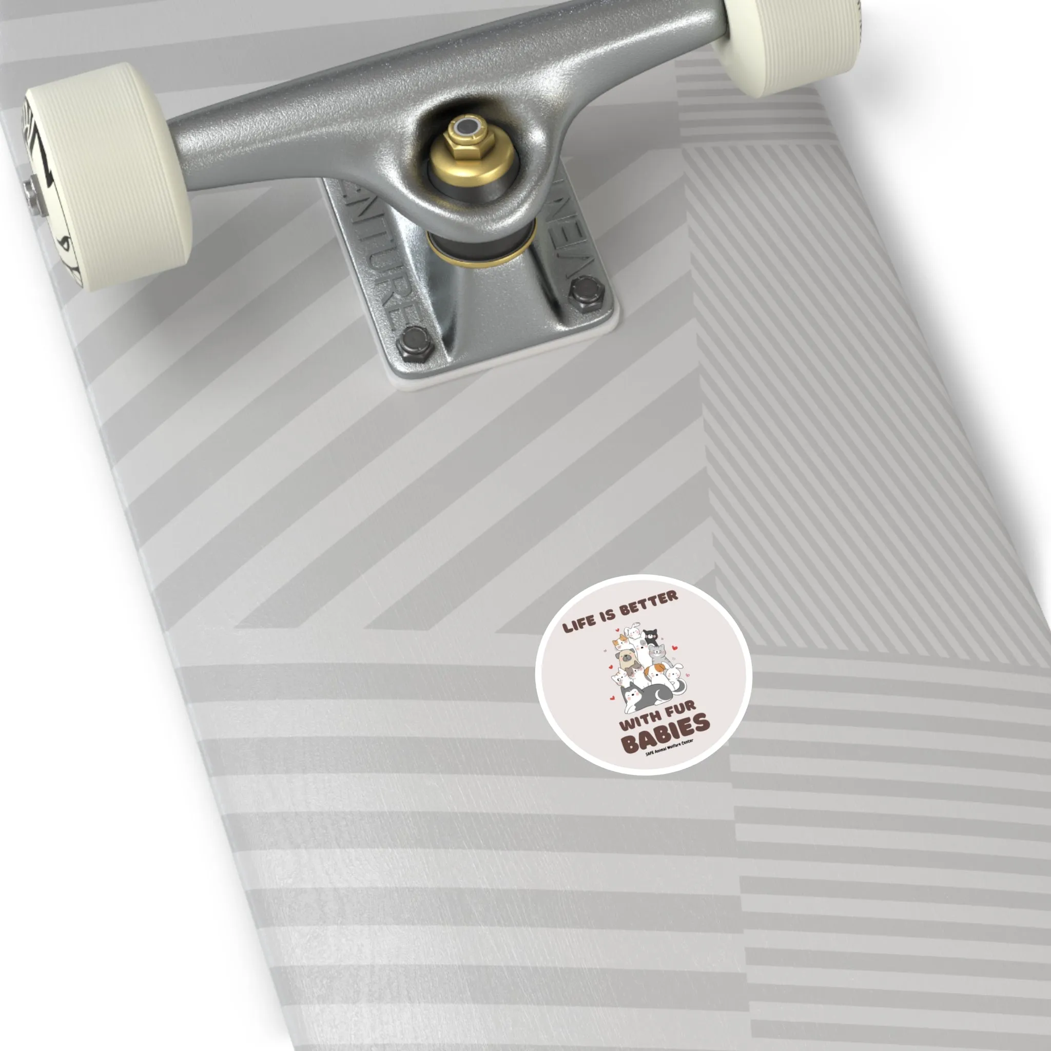 Life is good! Round Stickers, Indoor\Outdoor