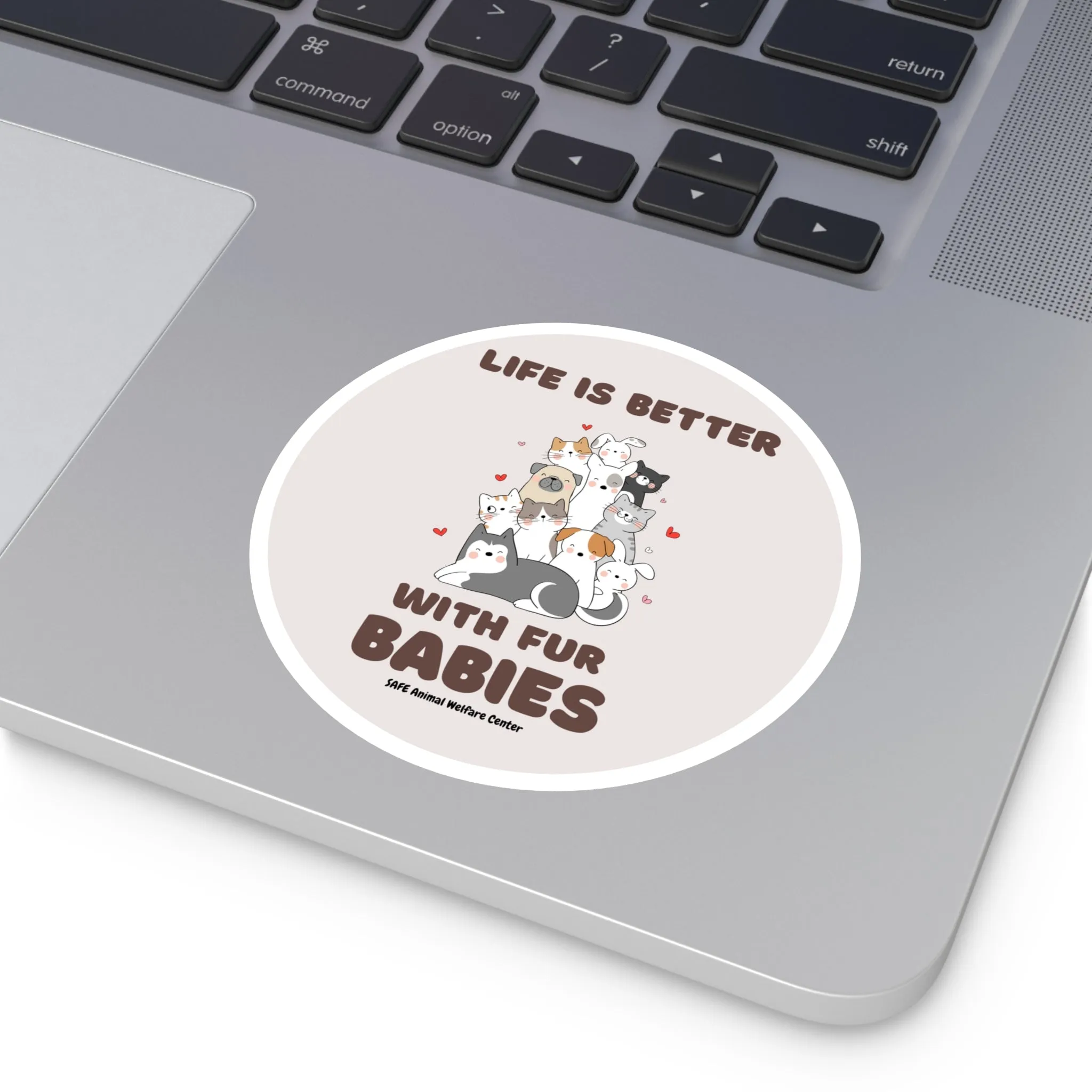 Life is good! Round Stickers, Indoor\Outdoor