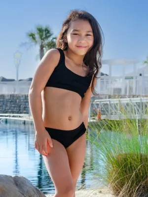 limeapple- Girls Dimitra Crinkle Two Piece Bikini