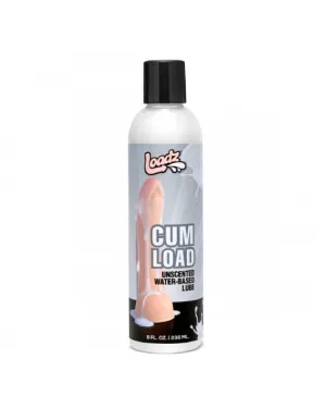 Loadz Cum Load Unscented Water-Based Semen Lube- 8 oz