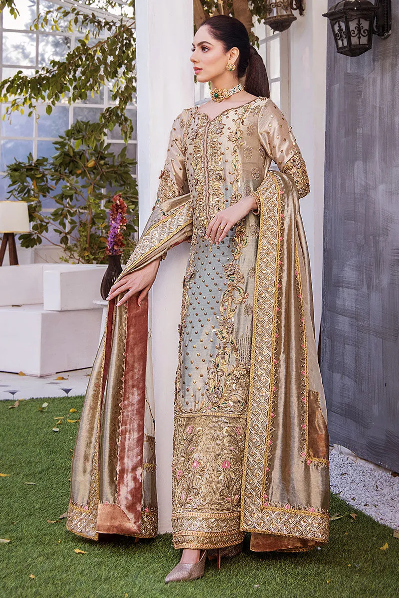 Long Kameez Trouser Embellished Pakistani Wedding Dress