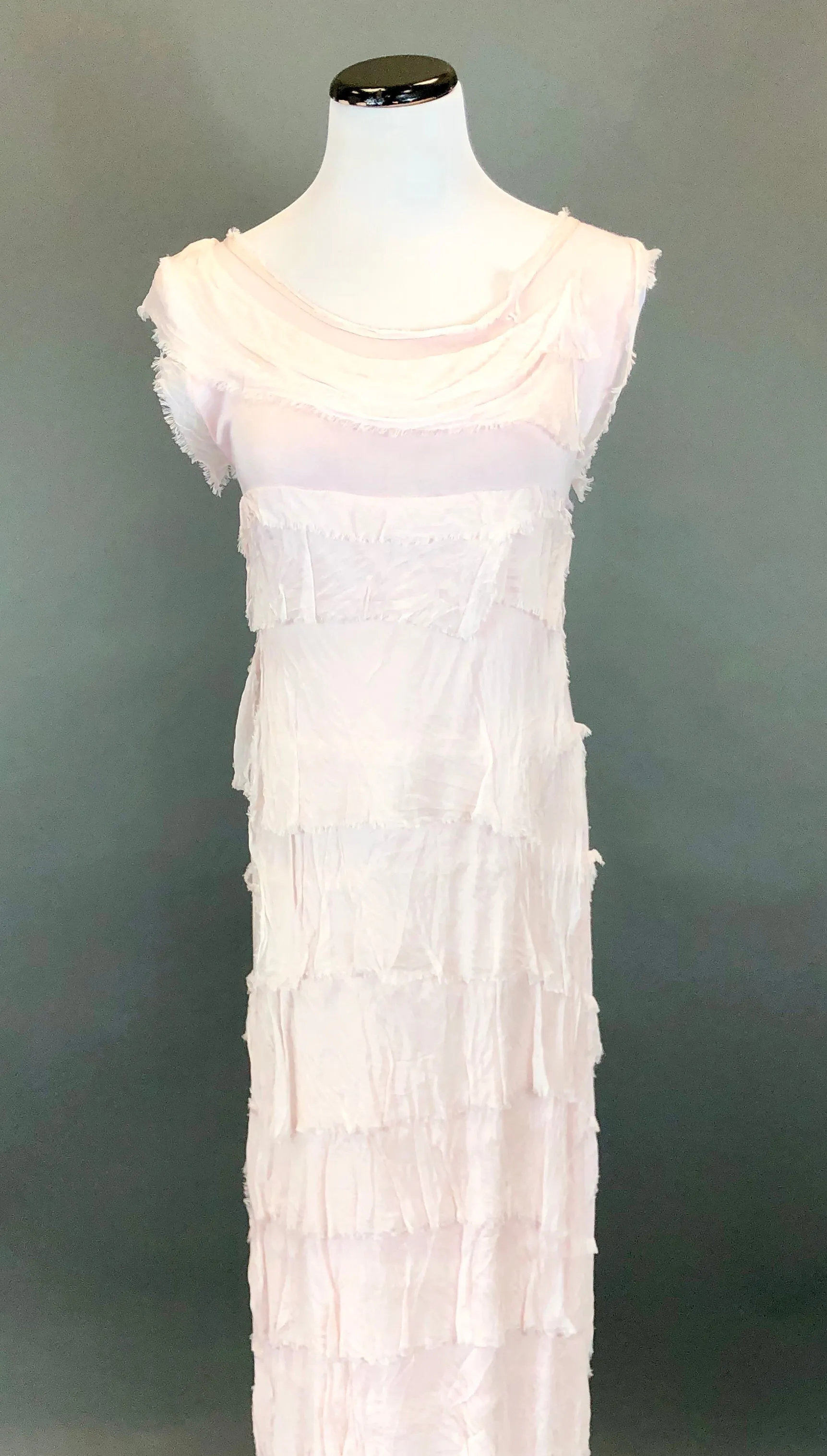 Long Silk Layered Dress (Multiple Colors)